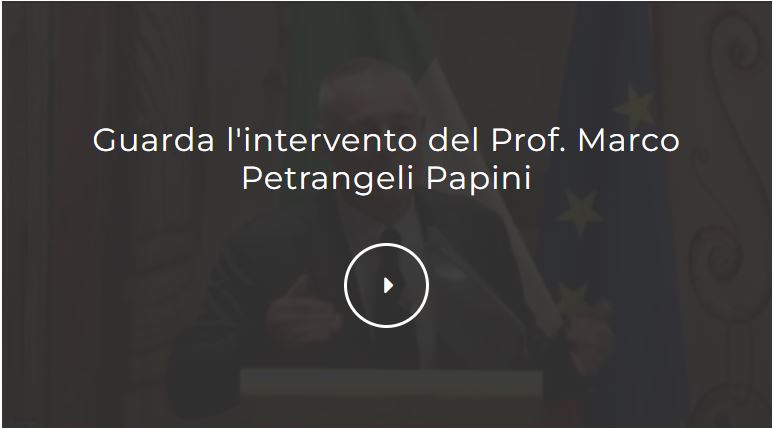 Guarda l'intervento del Prof. Marco Petrangeli Papini su Youtube